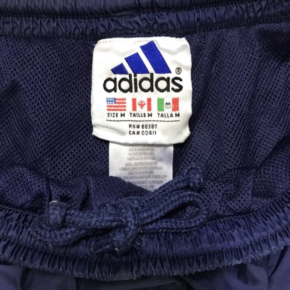 ADIDAS Navy Blue White Athletic Pants - Picture 5 of 5